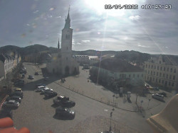 Náměstí, koste sv. Markéty