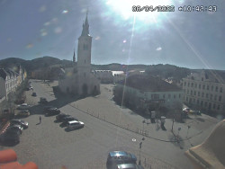 Náměstí, koste sv. Markéty