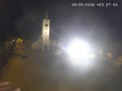 Náměstí, koste sv. Markéty