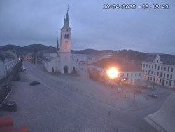 Náměstí, koste sv. Markéty