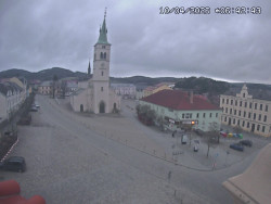 Náměstí, koste sv. Markéty