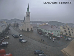 Náměstí, koste sv. Markéty