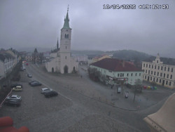 Náměstí, koste sv. Markéty