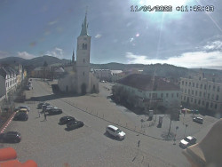 Náměstí, koste sv. Markéty