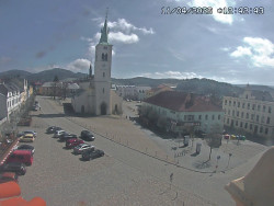 Náměstí, koste sv. Markéty