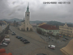 Náměstí, koste sv. Markéty