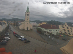 Náměstí, koste sv. Markéty