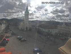 Náměstí, koste sv. Markéty