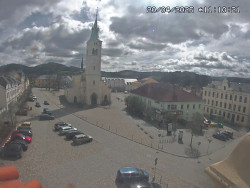 Náměstí, koste sv. Markéty