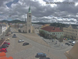 Náměstí, koste sv. Markéty