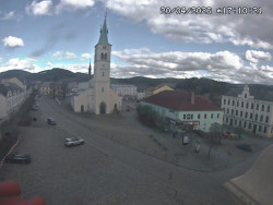 Náměstí, koste sv. Markéty