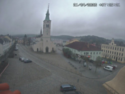 Náměstí, koste sv. Markéty