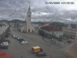 Náměstí, koste sv. Markéty