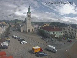 Náměstí, koste sv. Markéty