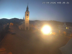 Náměstí, koste sv. Markéty