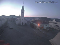 Náměstí, koste sv. Markéty