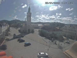 Náměstí, koste sv. Markéty