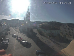 Náměstí, koste sv. Markéty