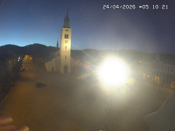 Náměstí, koste sv. Markéty