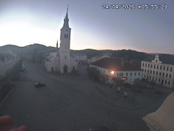 Náměstí, koste sv. Markéty