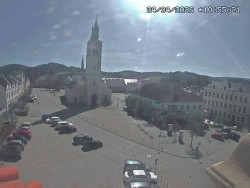 Náměstí, koste sv. Markéty