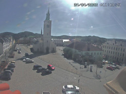 Náměstí, koste sv. Markéty