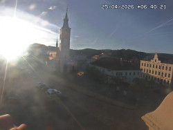 Náměstí, koste sv. Markéty