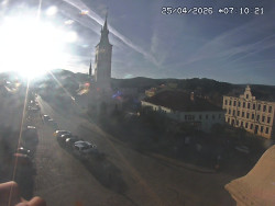 Náměstí, koste sv. Markéty