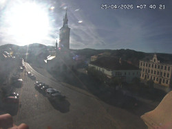 Náměstí, koste sv. Markéty