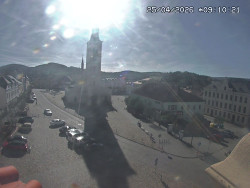 Náměstí, koste sv. Markéty