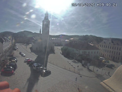 Náměstí, koste sv. Markéty