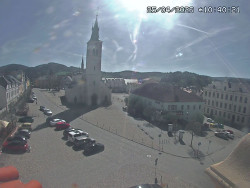 Náměstí, koste sv. Markéty