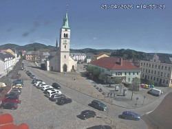 Náměstí, koste sv. Markéty