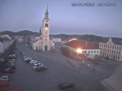 Náměstí, koste sv. Markéty