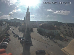 Náměstí, koste sv. Markéty