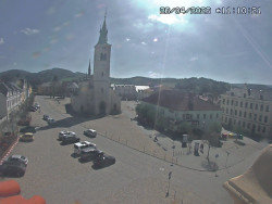 Náměstí, koste sv. Markéty