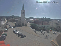 Náměstí, koste sv. Markéty