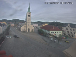 Náměstí, koste sv. Markéty