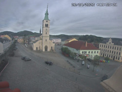 Náměstí, koste sv. Markéty