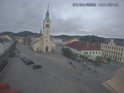 Náměstí, koste sv. Markéty