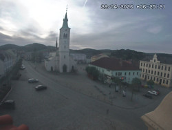 Náměstí, koste sv. Markéty