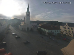 Náměstí, koste sv. Markéty