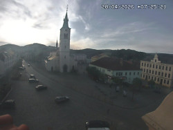 Náměstí, koste sv. Markéty