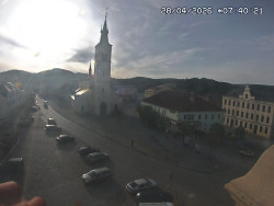 Náměstí, koste sv. Markéty