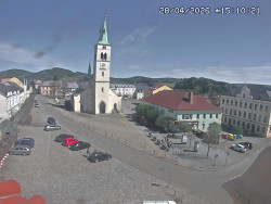 Náměstí, koste sv. Markéty