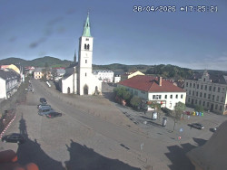 Náměstí, koste sv. Markéty