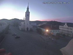 Náměstí, koste sv. Markéty