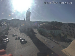 Náměstí, koste sv. Markéty