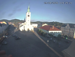 Náměstí, koste sv. Markéty