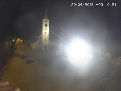 Náměstí, koste sv. Markéty